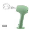 Wireless Portable Electric Food Mixer 3 Speeds Automatic Whisk Dough Egg Beater Baking Cake Cream Whipper Kitchen Tool - Green