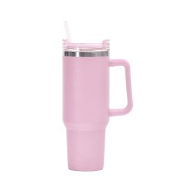 1200ml Stainless Steel Mug Coffee Cup Thermal Travel Car Auto Mugs Thermos 40 Oz Tumbler with Handle Straw Cup Drinkware New In - V - 1200ml