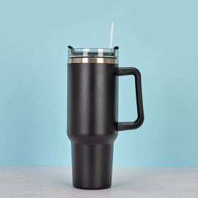 1200ml Stainless Steel Mug Coffee Cup Thermal Travel Car Auto Mugs Thermos 40 Oz Tumbler with Handle Straw Cup Drinkware New In - Q - 1200ml