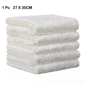 Anti-grease Wiping Rags Kitchen Soft Super Absorbent Bamboo Microfiber Cleaning Cloth Home Washing Dish Kitchen Cleaning Towel - 27 x 30CM - 1 Pc