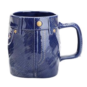 32 oz Ceramic Mug Creative Jeans Office Coffee Cup Beer Cup Cocktail Cup - Default