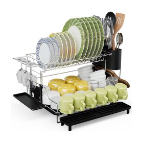 Household Kitchen Supplies Organization Dish Racks  - As pic show - Style C