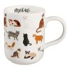 Mainstays Stoneware Cat Mug, White, 16.06 oz - Mainstays