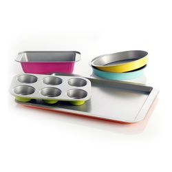 Gibson Home Color Splash Lyneham 5 pc Carbon Steel Bakeware Set - 92286.05