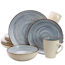 Mellow 16 Piece Dinnerware Set in Powder Blue - Powder Blue