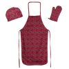 Cardinals 3PC Set - Apron; Mitt; Hat - 1NFL/69900/0080/RET