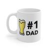 #1 Dad Beer Coffee Mug - One Size