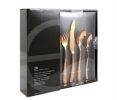 20-piece black and gold 18/10 stainless steel cutlery set (serves 4) - gold - Stainless steel