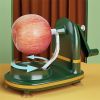 1pc Fruit Automatic Rotating Peeler, Stainless Steel Blades Apple Cutter With Apple Slicer, Kitchen Gadget - 1 Piece