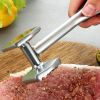 Kitchen Tools Tendon Breaking Hammer Steak Hammer - Silver & Black - Kitchen gadgets