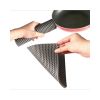 Non-Slip Honeycomb Kitchen Table Pad Multi-Purpose Hot Pads, Spoon Rest Heat Insulation Pad - Green