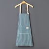 1pc Adjustable Kitchen Cooking Apron - Blue