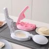 1pc Dough Pressing Tool Presser Dumpling Skin Press Dumpling Wrapper Making Mold - White