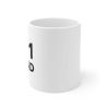 #1 Dad Beer Coffee Mug - One Size