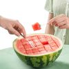 Stainless Steel Watermelon Slicer - Quick; Safe; and Fun! Perfect for Fruit Salad and Kitchen Gadget. 1pc. - Watermelon Slicer