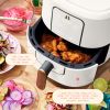 6 Quart Touchscreen Air Fryer - White Icing