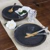 16-Piece Burns Speckled Dinnerware Set - black